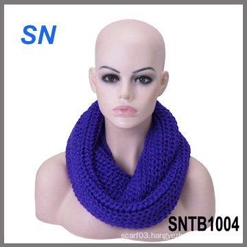 Latest Winter Fashion Solid Infinity Scarf for Ladies